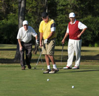 senior golf buddies