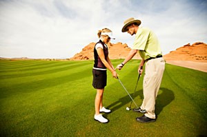 golf instruction for a beginner